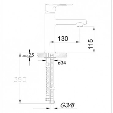 Este Lavabo Bataryası Parlak