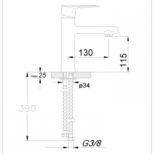 Este Lavabo Bataryası Beyaz