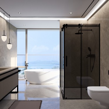 Diano Rose - Kare Duşakabin