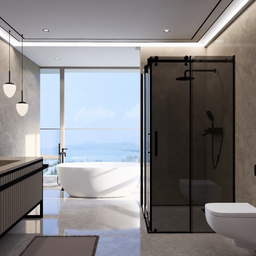 Diano Rose - Kare Duşakabin